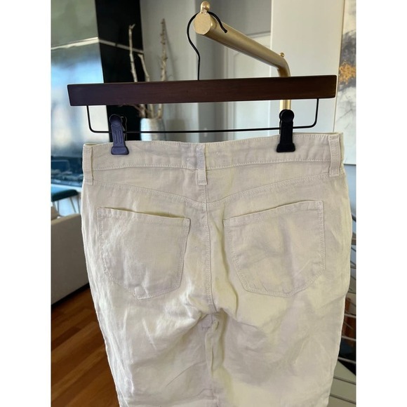 L'Agence Sada Linen Pants in Ivory - Picture 5 of 12